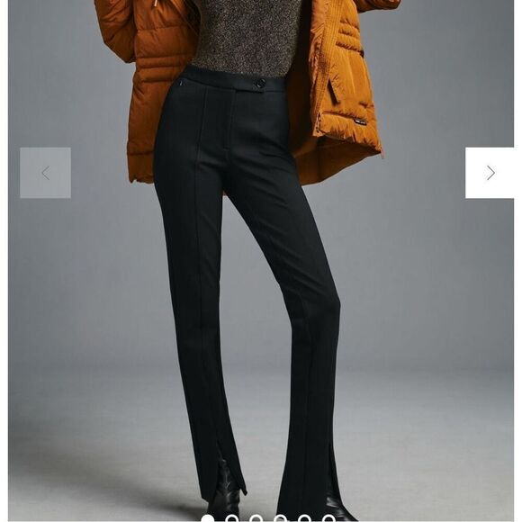 Anthropologie Pants - Anthropologie Maeve Ankle-Zip Pants linen blend size 2P NWT